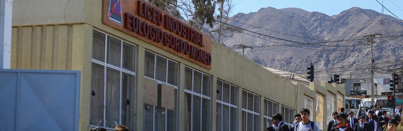 Instalaciones sanitarias e incendio en Liceo Eulogio Gordo Moneo, Antofagasta, Chile